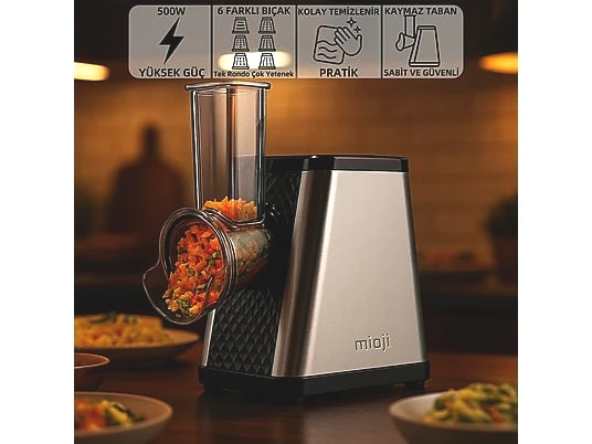 MIOJI Mio MX30 6in1 500W Doğrayıcı Rende İncelemesi: Mutfağın Sessiz Yardımcısı